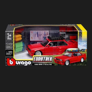 Автомодель Bburago BMW M3 Eurotrek 1988 (Red) (18-23014)