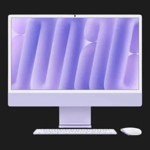 Apple iMac 24 with Retina 4.5K, Apple M6, 512GB, 12 CPU / 12 GPU, 32GB RAM, Purple with Nano-texture Display (2026)
