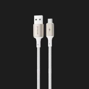 Кабель Proove Dense Metal USB to Micro USB 2.4A (1m) (White)