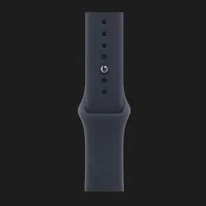 Apple Watch Series 12 GPS, 42mm Light Gold Aluminum Case with Navy Blue Sport Band (S/M)