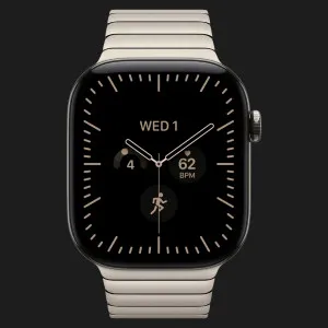 Apple Watch Series 12 GPS+LTE, 42mm Natural Titanium Case with Natural Link Bracelet
