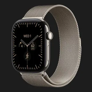 Apple Watch Series 12 GPS+LTE, 46mm Natural Titanium Case with Natural Milanese Loop (S/M)