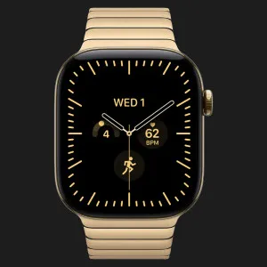 Apple Watch Series 12 GPS+LTE, 42mm Radiant Gold Titanium Case with Radiant Gold Link Bracelet