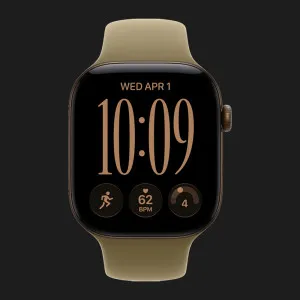 б/у Apple Watch Series 12 GPS, 42mm Dark Bronze Aluminum Case with Olive Sport Band (M/L) (MJEG4) (Як Новий)