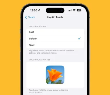 Очередная бета-версия iOS 17 ускоряет технологию Haptic Touch