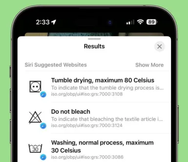 Visual Lookup: новая фишка iOS17, которая определяет и переводит символы на бирках