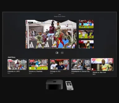 Apple запускает спортивную функцию Multiview для Apple TV 4K