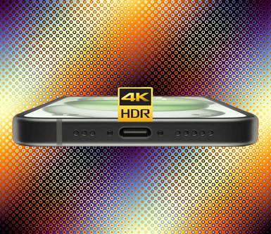 iPhone 15 отримав підтримку DisplayPort з роздільною здатністю до 4K HDR