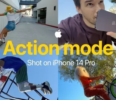 Можливості Action mode в iPhone 14 | Відео від Apple