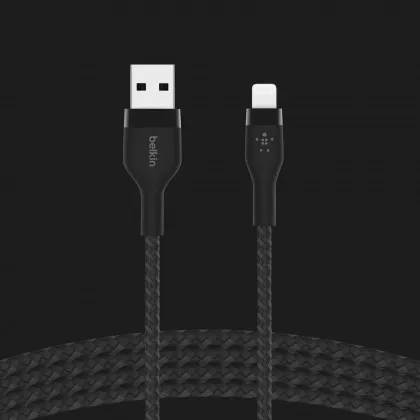 Кабель Belkin Braided Silicone Lightning 1m (Black)