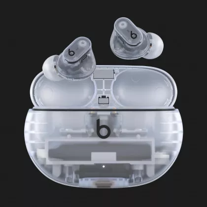 Навушники Beats Studio Buds+ True Wireless Noise Cancelling Earphones (Transparent) (MQLK3)