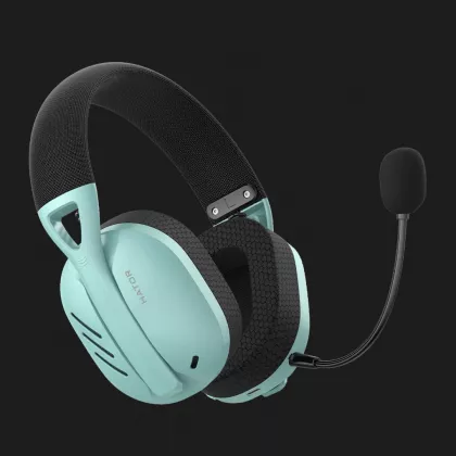 Ігрова гарнітура Hator Hyperpunk 2 Wireless Tri-mode (Black/Mint)