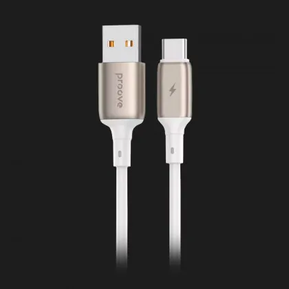 Кабель Proove Flex Metal Type-C 2.4A (1m) (White)