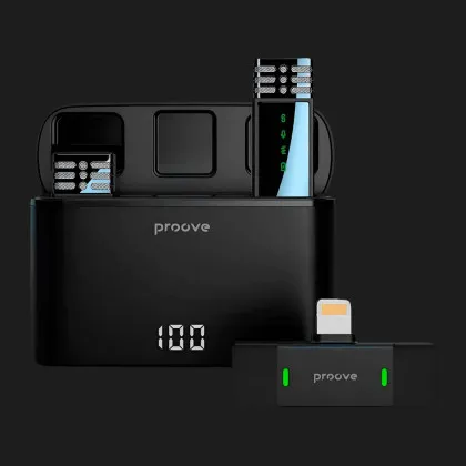Бездротовий петличний мікрофон Proove Record Lightning (UA)
