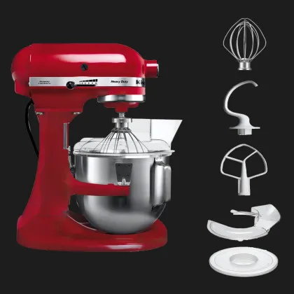 Планетарный миксер KitchenAid Heavy Duty 4,8 л з відкидним блоком (Red)