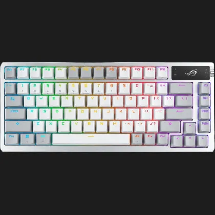 Клавіатура ігрова ASUS ROG Azoth NX Snow EN PBT (White)