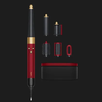 Стайлер для прямого та хвилястого волосся Dyson Airwrap i.d. (Red Velvet/Gold)