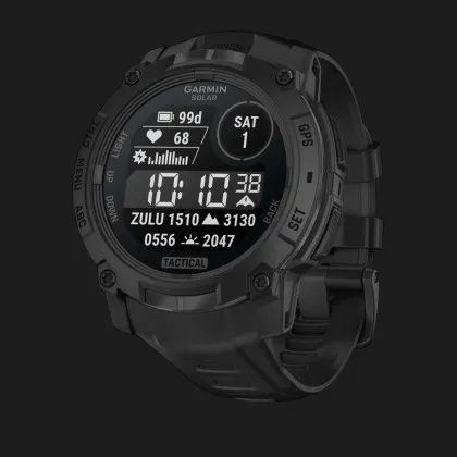 Garmin Instinct 3 50mm Solar Tactical Edition Black with Black Band