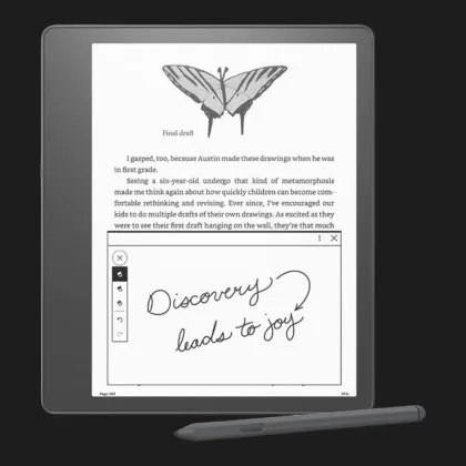 Електронна книга з підсвічуванням Amazon Kindle Scribe 32GB Premium Pen (Black) (Ultra)