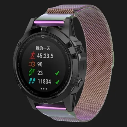 Ремешок Milanese Magnetic Strap для Garmin 26 mm (Gradient)