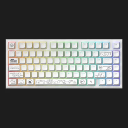 Клавіатура ігрова Dark Project ALU81 Terra Nova (White) (UA)