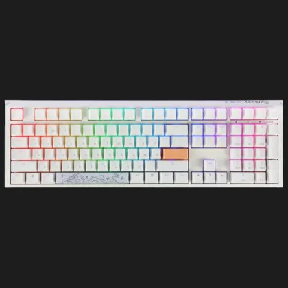 Клавиатура игровая Ducky One 3 Cherry MX Blue RGB (White) (UA)