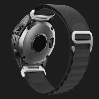 Ремешок Alpina Style Strap для Garmin (QuickFit 26) (Dark Gray)