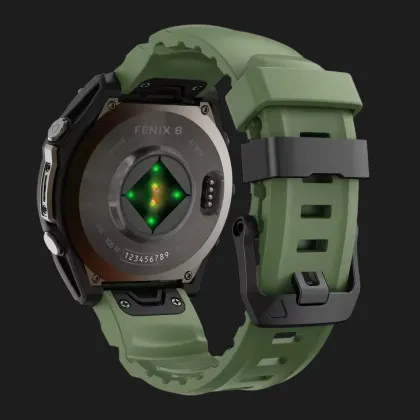 Ремешок Silicone Band Original Assembly для Garmin (QuickFit 26) (Midnight Green)