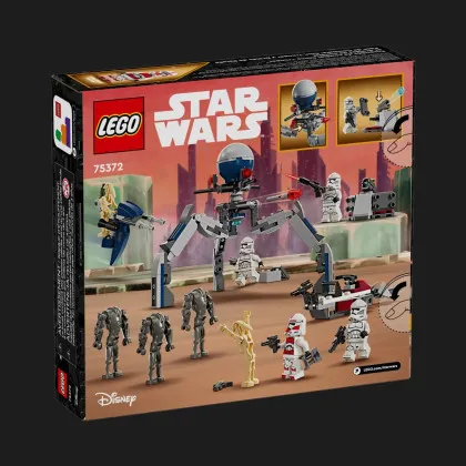 Конструктор LEGO Star Wars Клоны-пехотинцы и Боевой дроид. Боевой набор (75372)