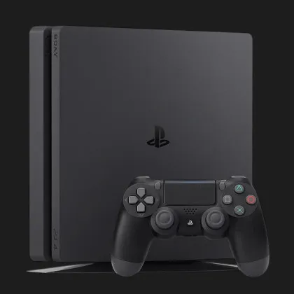 б/у Ігрова приставка Sony PlayStation 4 Slim (500GB) (Black)
