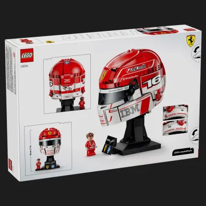 Конструктор LEGO Editions Шолом Шарля Леклера з команди Scuderia Ferrari HP (43014)