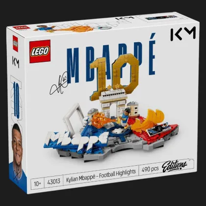 Конструктор LEGO Editions Кіліан Мбаппе найкращі моменти футбольних матчів (43013)