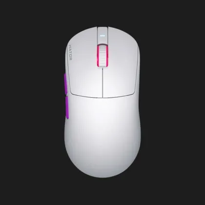 Ігрова миша Hator Quasar 3 Ultra 8K Wireless (White) (HTM771) (UA)