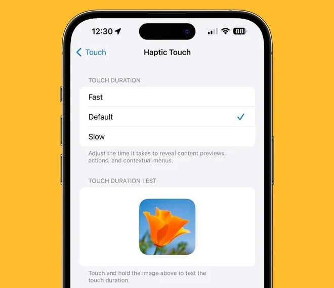Очередная бета-версия iOS 17 ускоряет технологию Haptic Touch