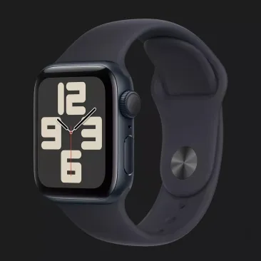 Apple Watch SE 2 GPS 44mm Midnight Aluminium Case with Midnight Sport Band (M/L) (MXEK3) 2024